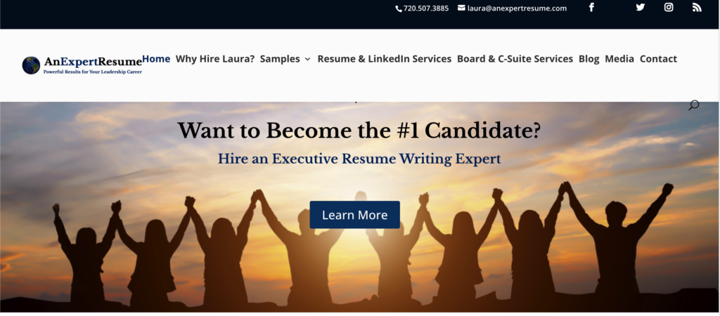 An Expert Resume Hero Section Executive Resume Writing Services