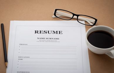 Resume writting business